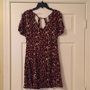 UO Leopard Print Mini Dress